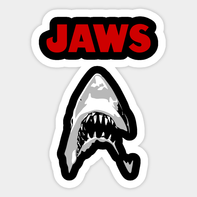 Jaws Sticker by Woah_Jonny